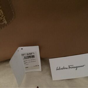 Salvatore Ferragamo Brown Leather Shoulder Bag